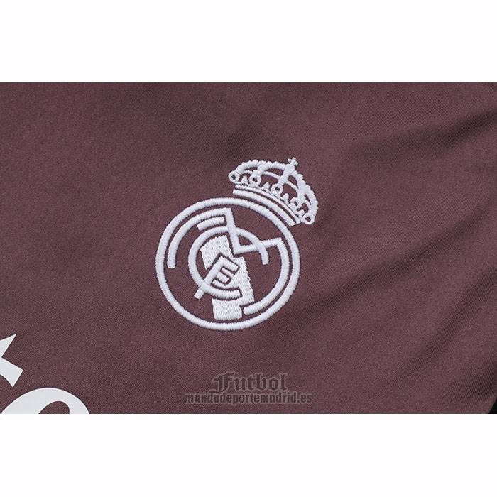 Chandal del Real Madrid Manga Corta 2025-2026 Purpura - Pantalon Corto